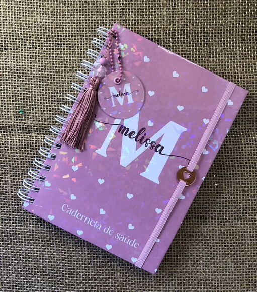 Caderneta de Saúde / Vacinação Personalizada Clean Corações