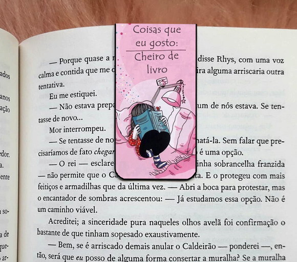 Marca Pagina Magnetico Cheiro de Livro