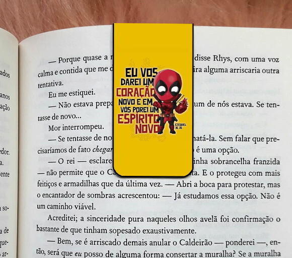Marca Pagina Magnetico Coração Novo