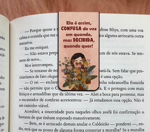 Marca Pagina Magnetico Ela É Assim