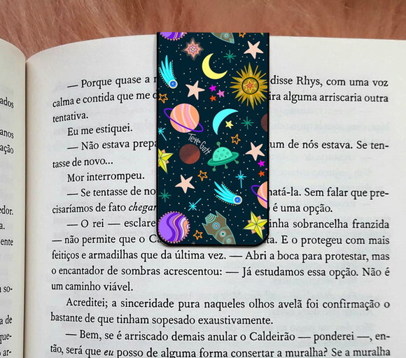 Marca Pagina Magnetico Espaço