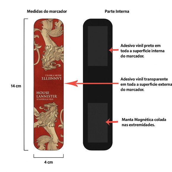 Marca Pagina Magnetico Espaço