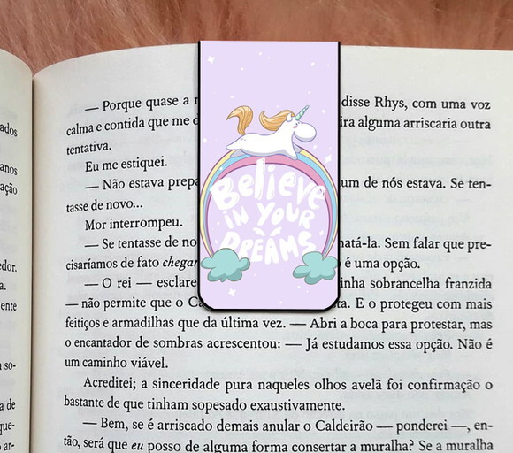 Marca Pagina Magnetico Frase Unicornio