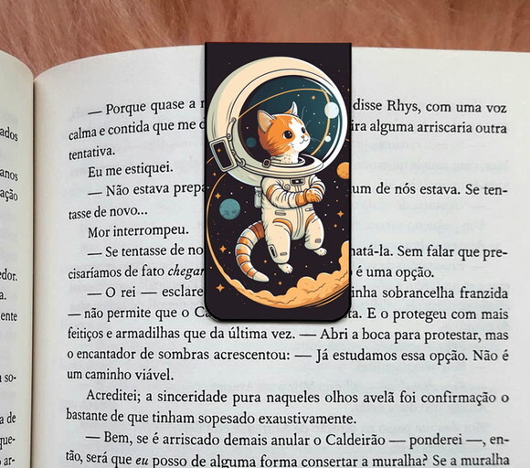 Marca Pagina Magnetico Gato Astronauta
