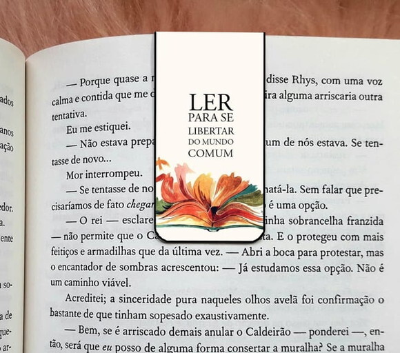 Marca Pagina Magnetico Ler para se Libertar
