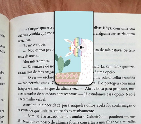Marca Pagina Magnetico Lhama