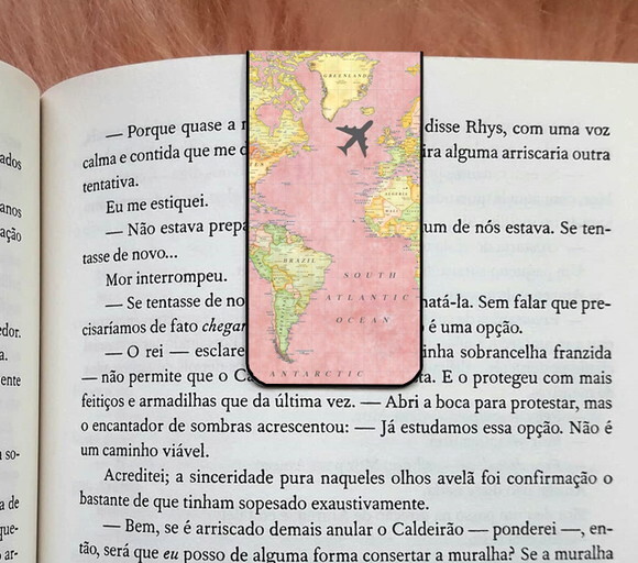 Marca Pagina Magnetico Mapa Mundi