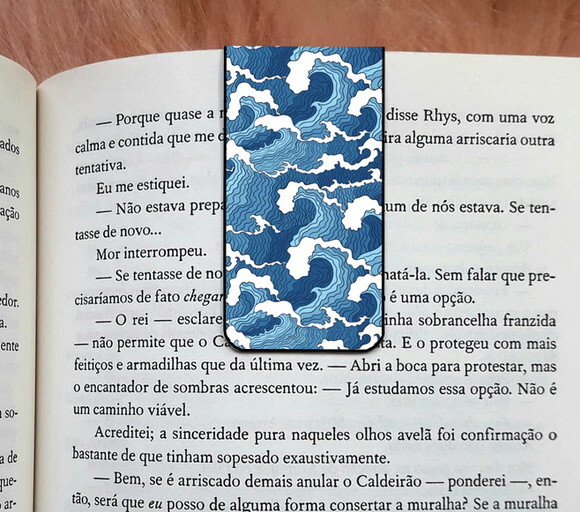 Marca Pagina Magnetico Ondas