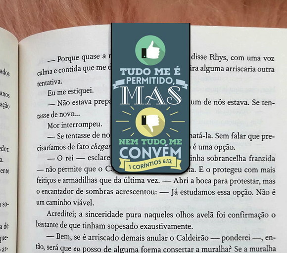 Marca Pagina Magnetico Tudo Me É Permitido