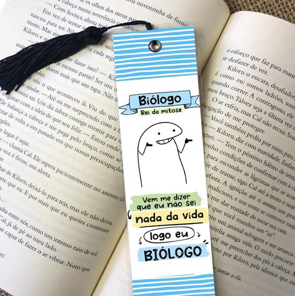 Marca Pagina Plastificado Biólogo