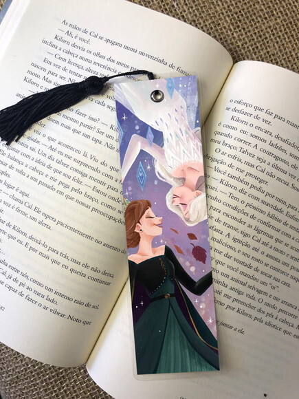 Marca Pagina Plastificado Frozen