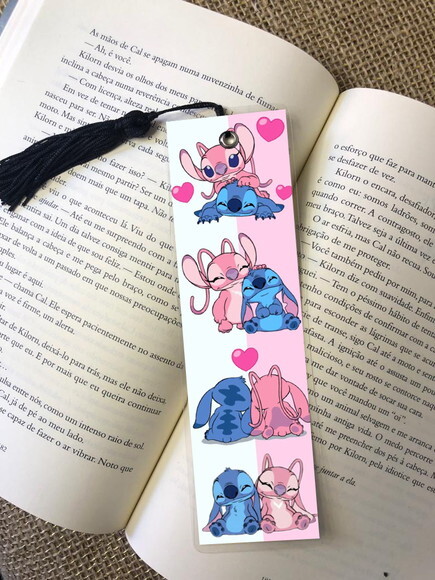 Marca Pagina Plastificado Stitch (mod2)