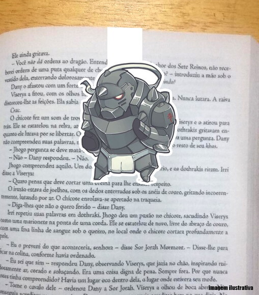 Marcador Magnetico Alphonse Elric