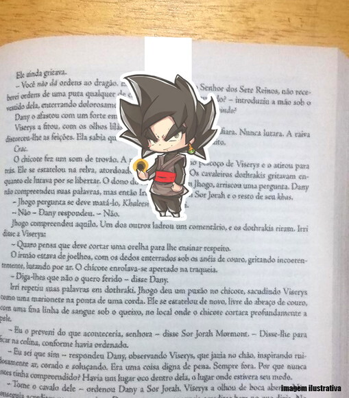 Marcador Magnetico Black Goku
