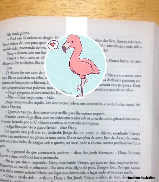 Marcador Magnetico Flamingo