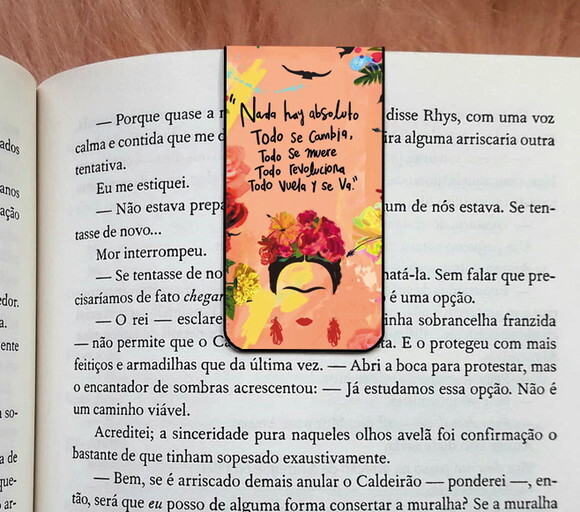 Marcador Magnetico Frase Frida Kahlo