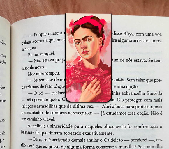 Marcador Magnetico Frida Kahlo