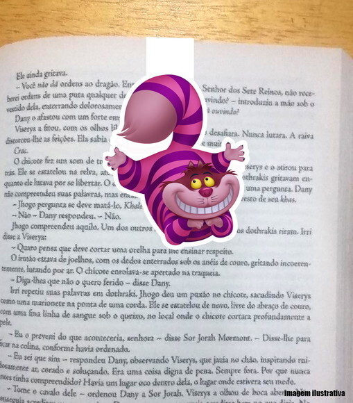 Marcador Magnetico Gato Cheshire