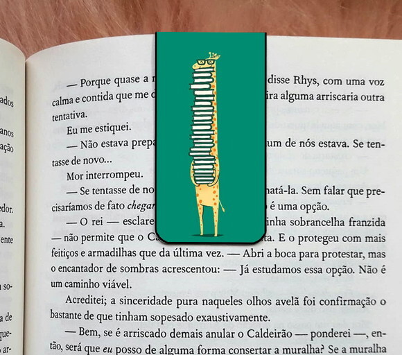 Marcador Magnetico Girafa Leitora