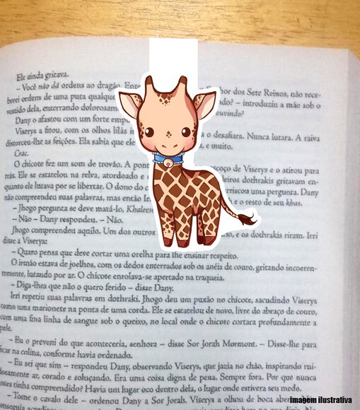 Marcador Magnetico Girafa Kawaii
