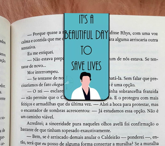 Marcador Magnetico Greys Anatomy Frase