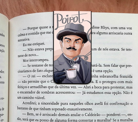 Marcador Magnetico Hercule Poirot