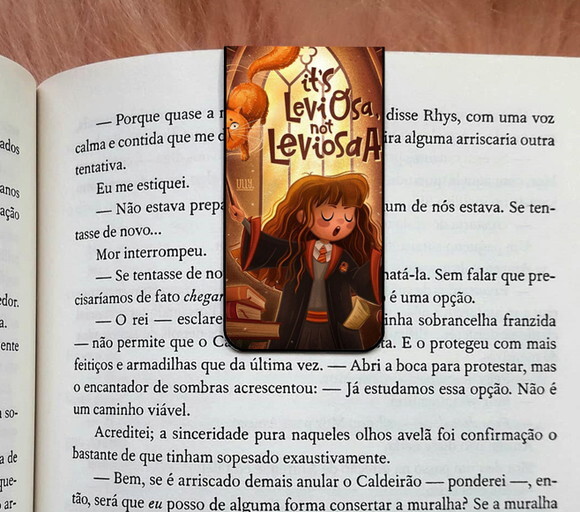 Marcador Magnetico Hermione Frase