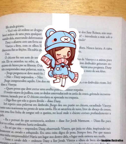 Marcador Magnetico Kawaii Girl