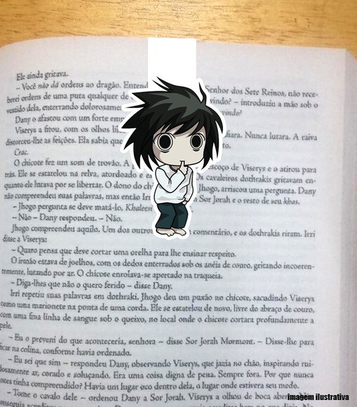 Marcador Magnetico L - Death Note
