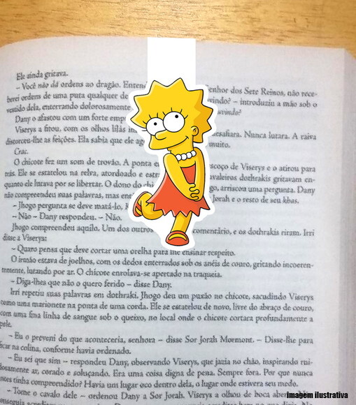 Marcador Magnetico Lisa Simpson