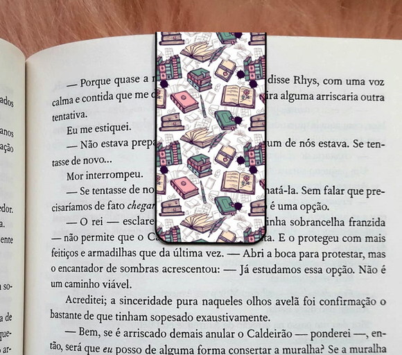 Marcador Magnetico Livros