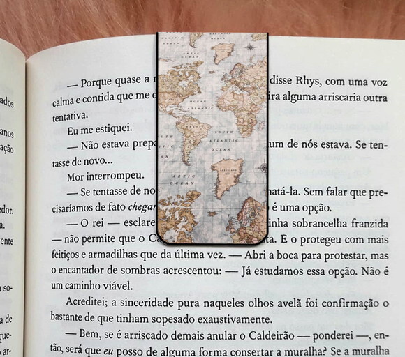 Marcador Magnetico Mapa Mundi