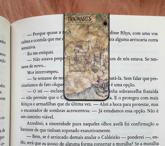 Marcador Magnetico Mapa Hogwarts