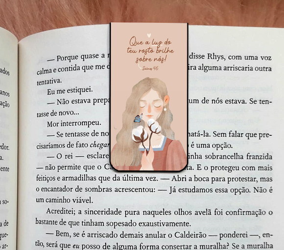Marcador Magnetico Menina Salmo 46