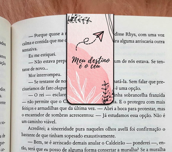 Marcador Magnetico Meu Destino É o Céu