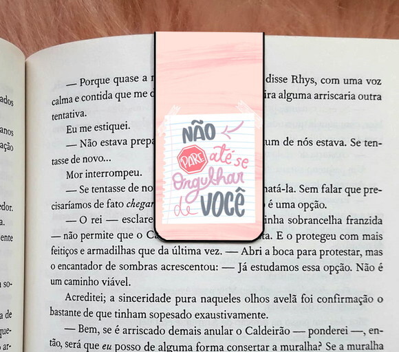 Marcador Magnetico Não Pare Até Se Orgulhar De Você