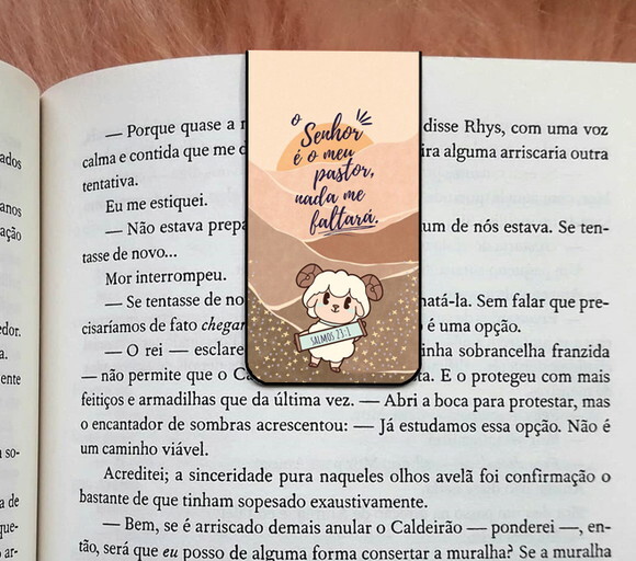 Marcador Magnetico o Senhor É Meu Pastor