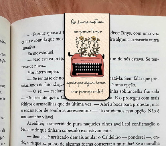 Marcador Magnetico os Livros Mostram