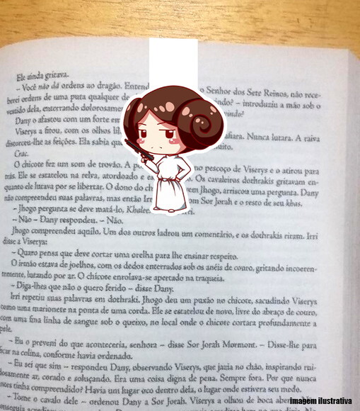 Marcador Magnetico Princesa Leia