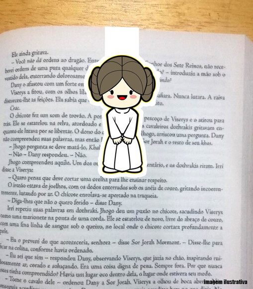 Marcador Magnetico Princesa Leia