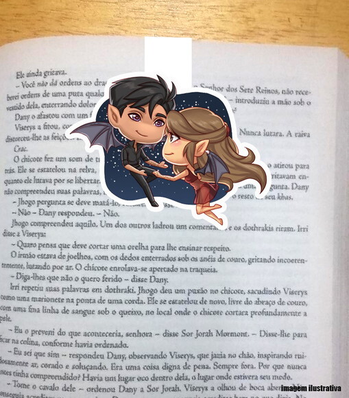 Marcador Magnetico Rhysand e Feyre