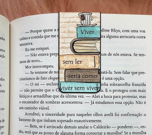 Marcador Magnetico Viver Sem Ler