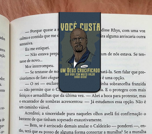 Marcador Magnetico Você Custa Um Deus Crucificado
