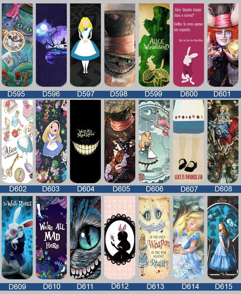 Marcadores Alice no Pais das Maravilhas