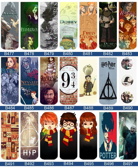 Marcadores Magnéticos Harry Potter