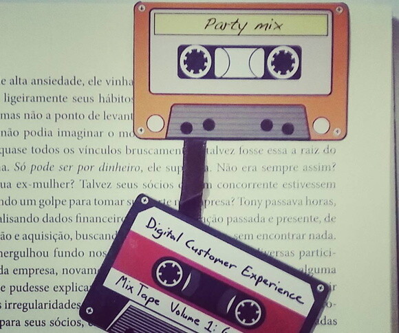 Marcadores Magnéticos Mix Tape - Fita K7