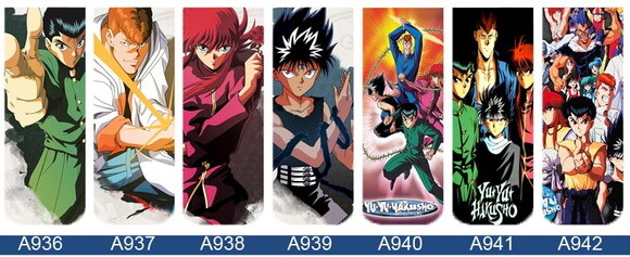 Marcadores Magnéticos YuYu Hakusho