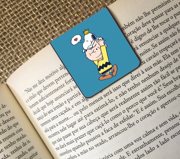 Mini Marcador Magnético Charlie Brown e Snoopy