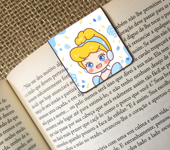 Mini Marcador Magnético Cinderela