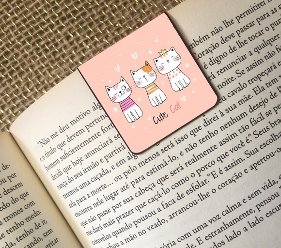 Mini Marcador Magnético Gatinhos